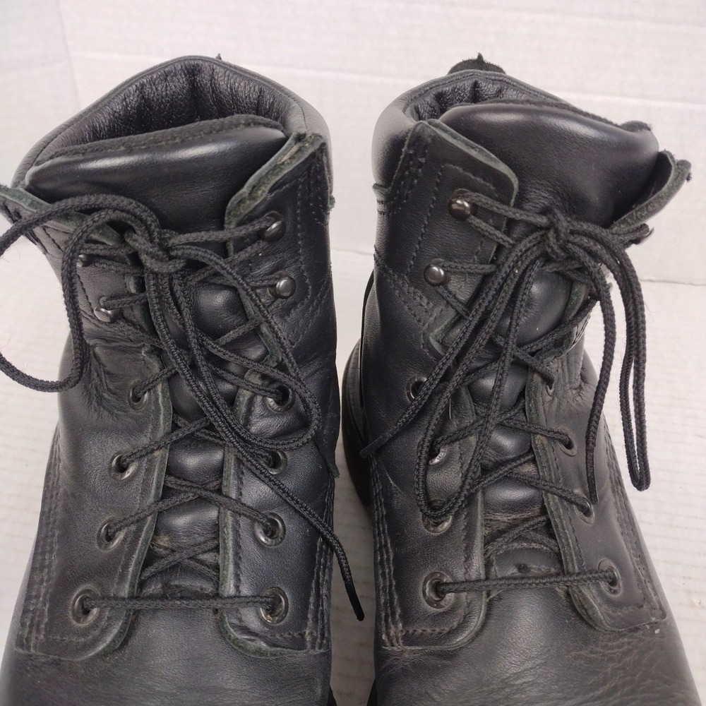 Red Wing Work Boots Mens 8.5D Black Leather ASTM F2892-18 EH USA Made Soft Toe - Picture 4 of 15